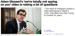 Адам Моссери, глава Instagram* — «Мы совершенно не шпионим за вами» image preview