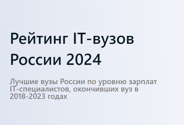 Вузы России: зарплата IT‑специалистов 2018‑2023 image preview