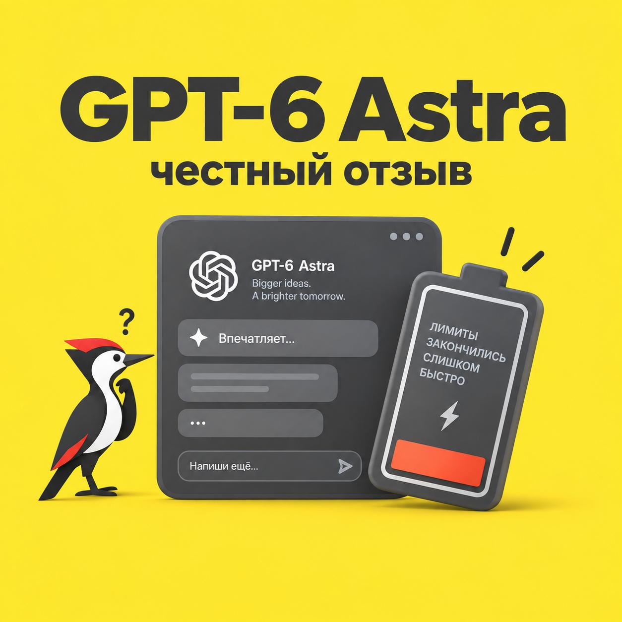 GPT-6 Astra: вау, которое быстро прошло image preview